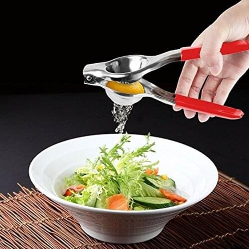 Stainless Steel Juicer with Silicone Handle Fruit Squeezer Suitable for Squeezing Lemon Citrus Avocado