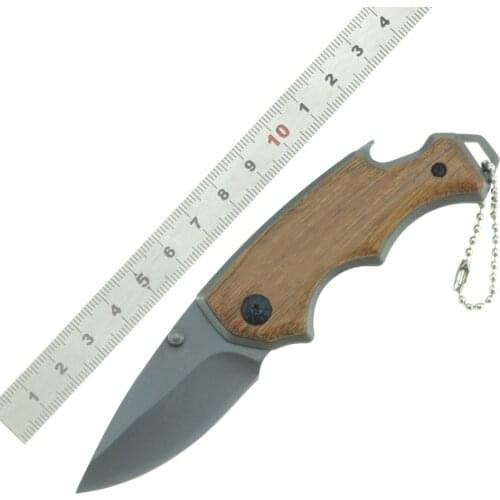 Tactical Keychain Mini Folding Pocket knife Keying EDC Tool Outdoor Survival Easy Carry Camping Cold Steel Sharp Knife