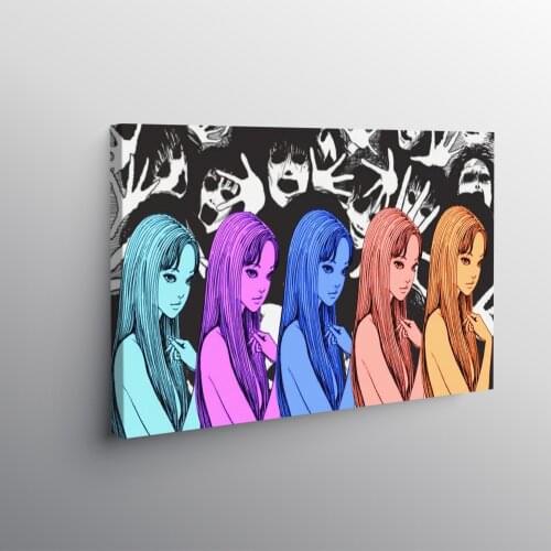 Tomie core Junji Ito anime Framed Wooden Frame canvas painting decor wall art pictures bedroom home decoration prints poster
