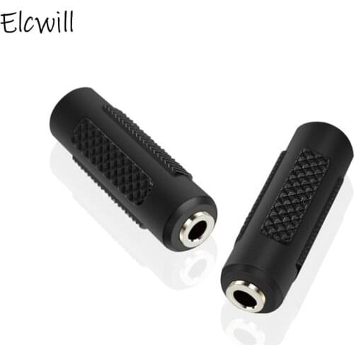 1/2/5Pcs 3.5mm Female Connector Extender Coupler Stereo Socket Gold Plated Audio Cable Extension for Earphone PC MP3