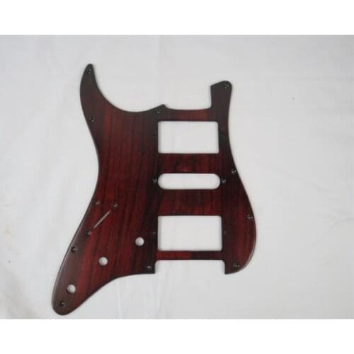 1PCS left hand solid Ailanthus wood GUITAR Pickguard HSH #2695