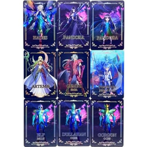 9pcs/set Saint Seiya Athena Toys Hobbies Hobby Collectibles Game Collection Anime Cards