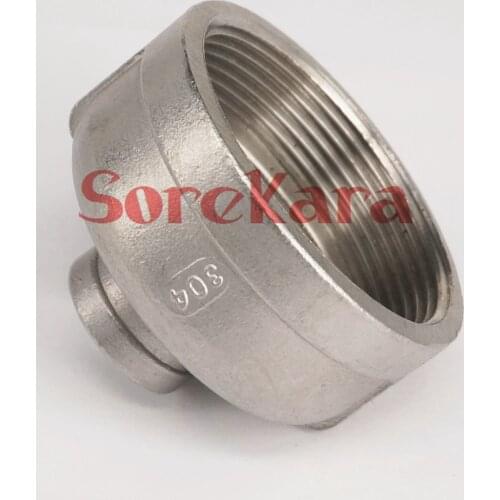 2" BSP female to 1/2" BSP female Thread Reducer 304 Stainless Steel Pipe Fitting Connector Adpater