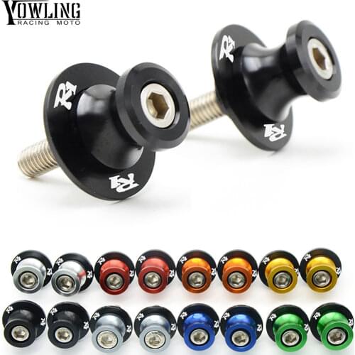 M6 Motorcycle accessories Swingarm Spools slider stand screws For YAMAHA YZFR1 YZF-R1 YZF R1 2007 2008 2009 2010 2011 2012 2013