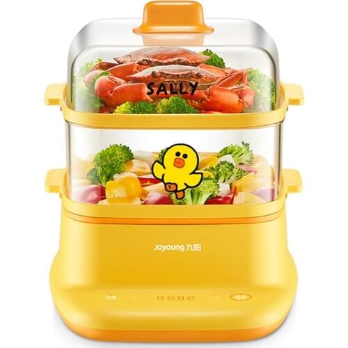 220V 8L Automatic Electric Steamer 2 Layers Multifunction Food Steaming Cooking Pot Multi Cooker Breakfast Maker