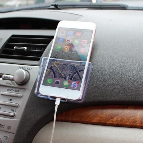 Car Multifunction Storage Box Card Phone holder Phone Charger Cradle Trash Bin Hanging Pocket Organizer Garbage Charge Keys Coin