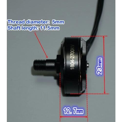 Brushless Motor 1804 CW+CCW 2700KV UAV Model Traversing Machine High speed Four-axis Multi-rotor Mini Quadcopter RC Drone