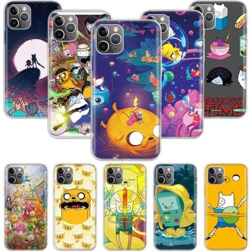 Adventure Time Beemo Jake Case for Apple iphone 11 12 Mini Pro XS Max XR X 7 8 6 6S Plus 5 5S SE 10 Ten Gift Silicone Phone Cove