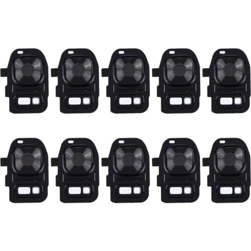 IPartsBuy New 10 PCS Rear Camera Lens Cover + Flashlight Bracker for Galaxy S7 / G930