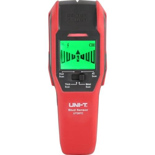 UNI-T UT387C Digital Stud Finder Wall Detector Wall Center Sensor Wall Scanner For Wood Metal Stud Wire Detector
