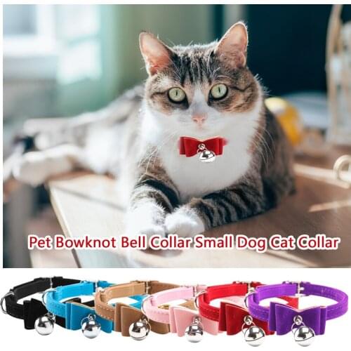 Colorul Cat Collar With Bell Adjustable Buckle Collar Cat Pet Supplies Cat Accessories Collar Small Dog Chihuahua Pet Supplies