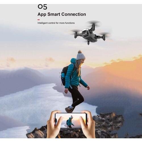 Drone Foldable Clear Pixel Dual Camera RC Aircraft Aerial Set Height Quadcopter