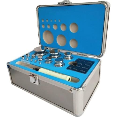 F1 Grade 27pcs 1mg-2kg 304 Stainless Steel Digital Scale Calibration Lab Weights Kit Set Laboratory High precision Gram Scale