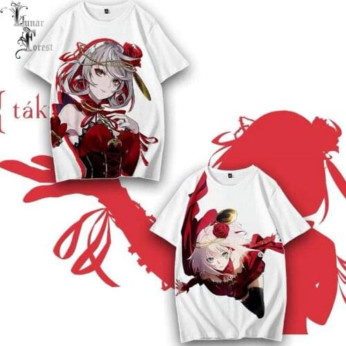 Takt op.Destiny 3D Printing T-shirt Summer Fashion Round Neck Short Sleeve Popular Japanese Anime Streetwear Plus Size