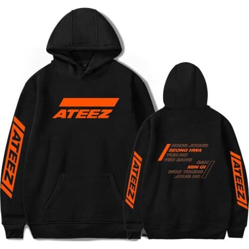 ATEEZ Hoodies Men Women Popular Sweatshirts Harajuku Hooded Kpop sweatshirt Plus Size Fashion Pullover ATEEZ Hoodies Mens