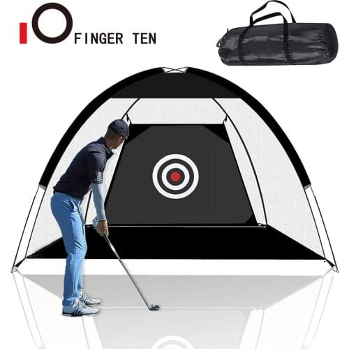 Training Aids Tool Golf Net 2M Pop Up Detachable Chipping Tent Cage Pitching Hitting Practice Sports Accessories Drop Shipping