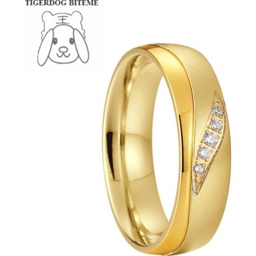 Classic vintage LOVE Alliances ladies jewelry wedding gold filled rings for women promise couple marriage finger ring