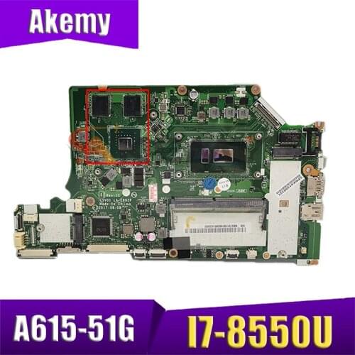 NBGT01100 Laptop Motherboard For ACER aspire A515-51G A315-53G LA-E892P I7-8550U N17S-G1-A1 ddr4 100% Test Ok Mainboard