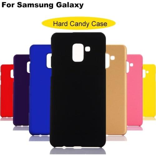 Candy Matte Hard Plastic Case For Samsung Galaxy A6 J4 J6 S10 PLUS Lite A9 A6S 2018 A9 A8 Atar A730 J2 CORE J8 J7 J3 2018 Case