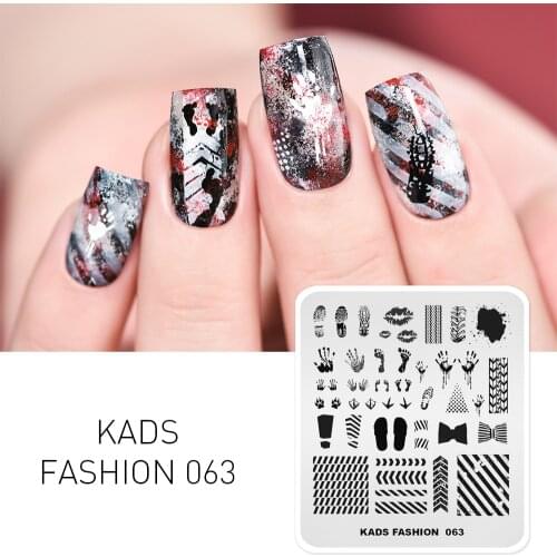 Nail Art Stamping Plate Fashion Doodle Design Nail Stamp Template DIY Nail Designs Manicure Image Plate Stencil Nail Stamp Tools