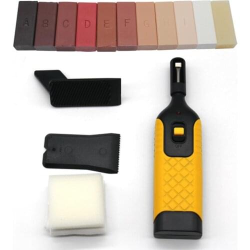 Tool Kits Laminate Floor Repair 11 Color Wax Simple Operation Professional Scratches Mending Woodworking Kitchen Household Tool