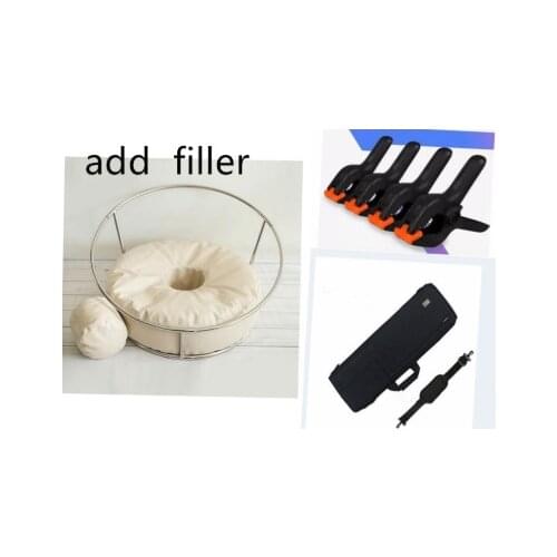 Newborn Photography Props Posing Beanbag Frame Set Newborn Poser Photography Stand Photo Props Baby Posing Bean Bag For Studio