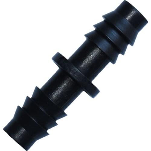 Irrigation 8/11 straight barbs hose connector 8/11 drip irrigation barbed double way joint 3/8" irrigation connector barbed