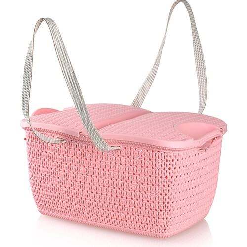 From Tuffex Knitted Picnic Basket-Pink