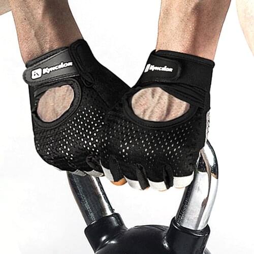 Unisex Outdoor Cycling Gloves Anti-Slip Half Finger Sports Gloves Summer Breathable Stretchy Fitness Gloves for Men Women