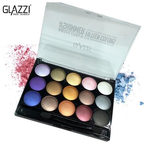 Pearlescent Eyeshadow Nude Makeup Shimmer Gliitter Pigment Waterproof Brighten Non Dizy Non Fade Eye Shadow Palette