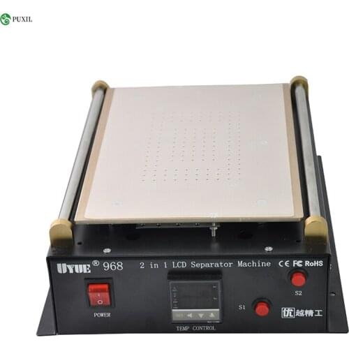 968Q complete set built-in vacuum pump 13 inch for ipad for mobile LCD glass separator split screen repair for table