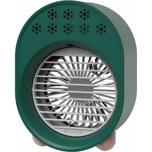 Hot Portable Mini Conditioner 7 Colors Light Multifunction USB Plug-in Humidifier Office Home Desktop Refrigeration Fan