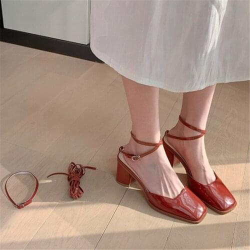 PXELENA Wear Three Ways Genuine Leather Sandals Women Square Toe Strange High Heels Shoes Lady Office Party Nightclub Evening OL