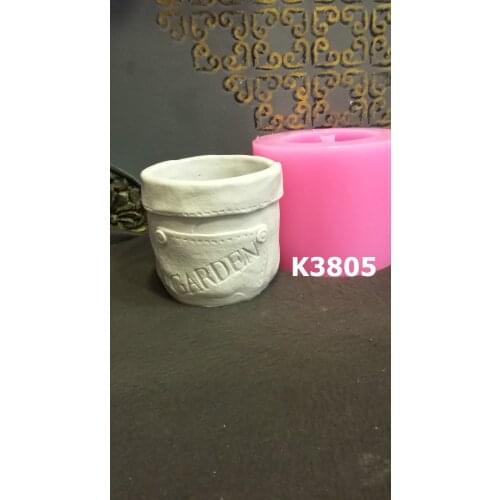 Garden flower pot silicone mold