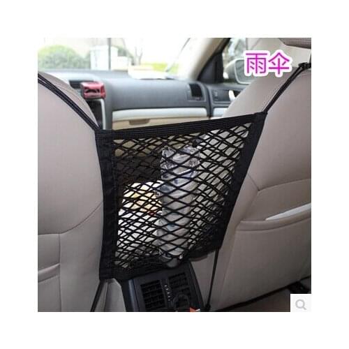 Car styling Rear Trunk Seat Storage Net Bag For FIAT 500 Coroma Panda Idea Freemont Cross Uno Palio Tipo EVO