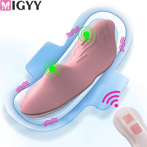 Clitoral Stimulator Portable Wearable Panty Vibrator Wireless Remote Control Invisible Vibrating Egg Sex Toys for Woman Sex Shop