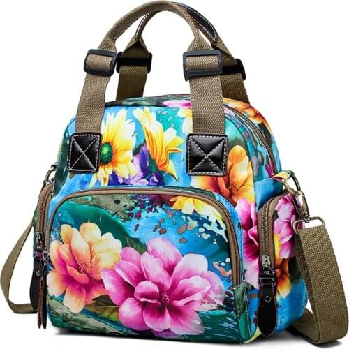 Mother and baby bag multi-functional large capacity water-proof nylon single shoulder crossbody backpack female bag mummy bag