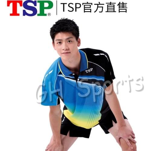 TSP Table Tennis Jerseys T-shirts for Men / Women Badminton Ping Pong Cloth Sportswear Training T-Shirts