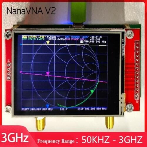 S-A-A-2 SAA2 3G Vector Network Analyzer S-A-A-2 NanoVNA V2 Antenna Analyzer Shortwave HF VHF UHF OwOComm