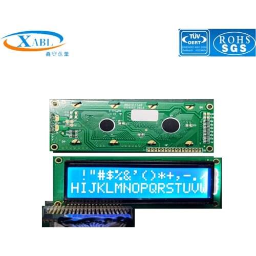 XABL 1602 16X2 Character Blue Green LCD Module LCM screen Factory Outlet Custom Size