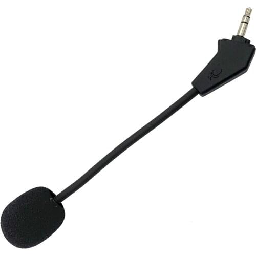 Replacement Game Mic Aux 3.5mm Microphone Boom Foam Repair Parts for Corsair HS50 Pro HS60 HS70 SE Gaming Headsets Headphones