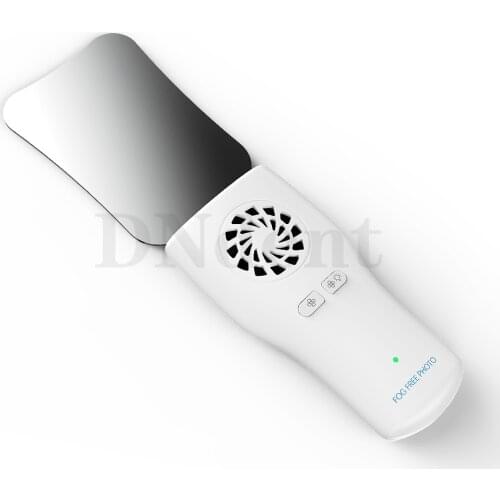 Dental Fog Free Intraoral Photography Mirror System Automatic Defogging Imaging Mirror Stainless Steel Reflectors with LED Light
