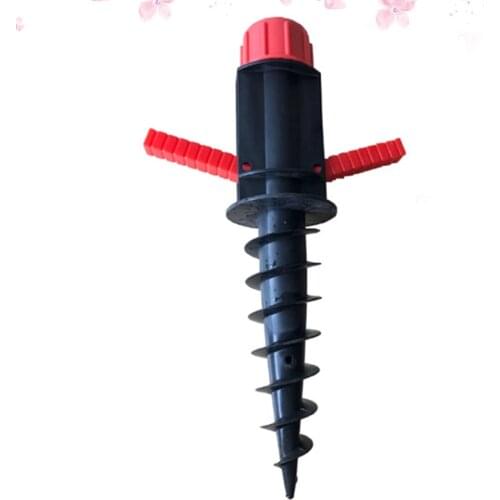 1Pc Beach Umbrella Anchor with Handle Sand Auger Sand Grabber Umbrella Anchor