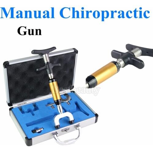 2021 New Chiropractic Adjusting Tool Spine Correction Massager 6 Levels 4 Heads Chiropractic Adjustable Gun Relaxation Massager