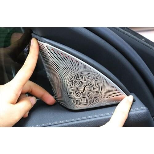 40pc Car Stereo Speaker Decoration Auto Tweeter Trim Covers Stickers Interior Accessories For Mercedes Benz C E Class C200 C180L