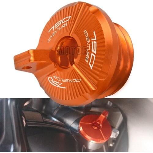 For 790 Adventure/AdventureS/AdventureR 2019-UP Adv/S/R Motorcycle Aluminum Engine Oil Fuel Filter Filler Cover Cap Plug