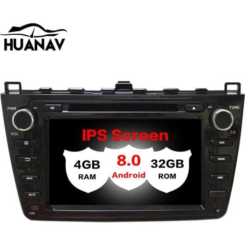 Android 8.0 Car GPS Navigation No DVD Player For Mazda 6 Atenza 2008-2012 audio radio player Headunit multimedia Stereo recorder
