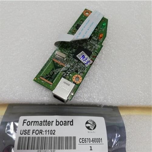 1pc Free shipping CE670-60001 Formatter board for HP P1102 P1102W laserjet printer main board