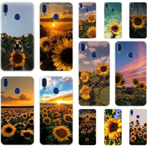 Summer Sunflower Soft TPU Case Cover For Huawei Honor 30 20 10 9 Lite 9a 8a 7a Pro 10X 10i 30s 20lite 10lite