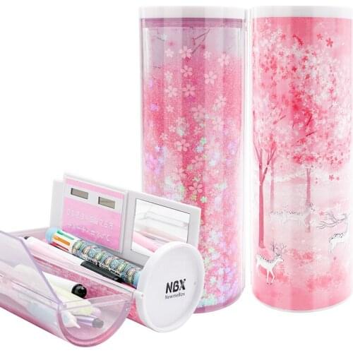 Pencil cases for office Stationery for school supplies 2021 Kawaii blackpink Case trousse scolaire stationery set Anime